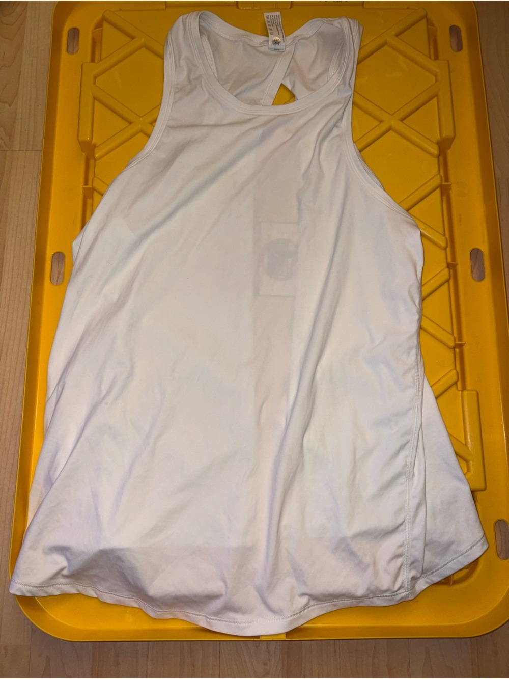 Octopia White Racerback Active Tank